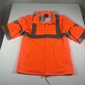 High-Visibility Orange Safety Shirt